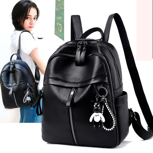 

women 2020 new korean fashion soft leather anti-theft versatile large capacity woman women 2020 new korean fashion backpack soft leather ba