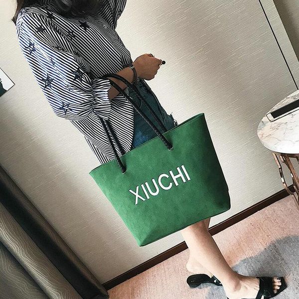 

2020 new simple wild shoulder bag korean fashion large capacity tote bag female big c43-59