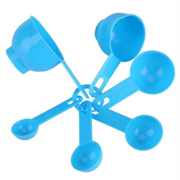 

7pcs set measuring cup measuring spoon set plastic measuring tool tea set coffee roaster utensils kitchen utensils baking pan h jllhbu