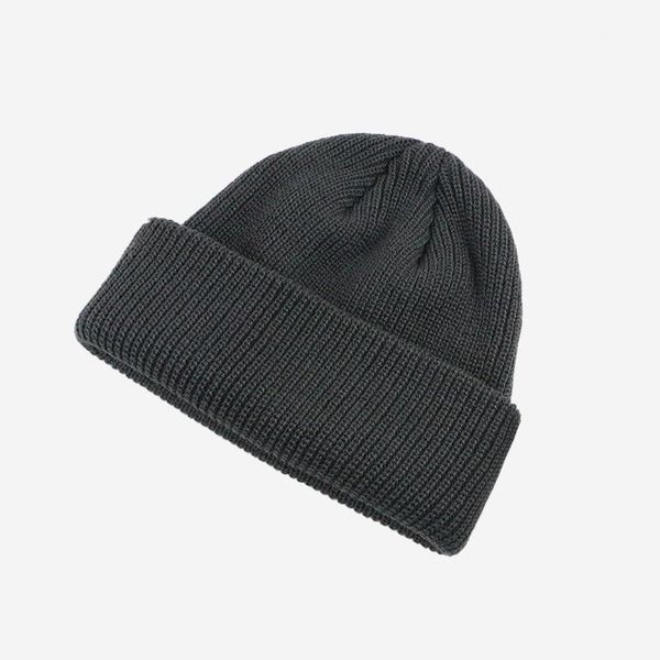 

beanies hat girl autumn winter black knitted student lovely wool all-match1