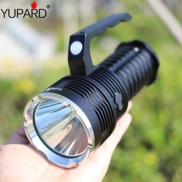

2000 lumens high-power xhp50 led 3 lighting modes zoomable torch + 4*18650 battery charger camping adventure