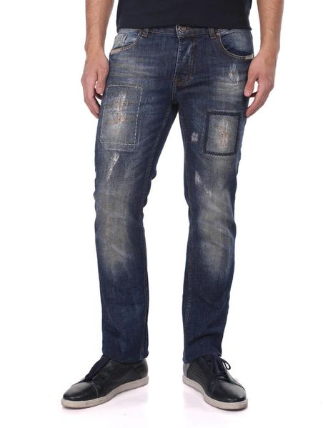 

last player men 's jeans pants, Blue