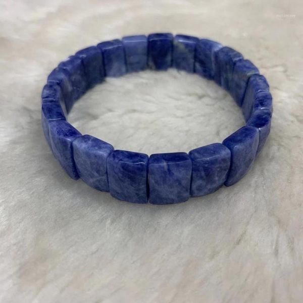 

beaded, strands blue sodalite gem stone bracelet diy charming jewelry for woman gift wholesale 1, Black