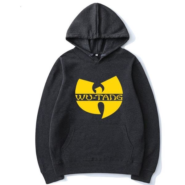 

2021 wu tang clan men women hoodie hip hop band design hoodies fashion hooded long sleeve sweatshirt rap music, Black