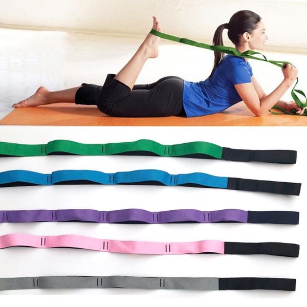 

stretch band yoga pull strap belt pilates yoga stretch fitness elastic band for gym fitness training