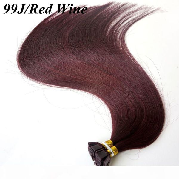 

lasting 2years brazilian hair keratin flat tip hair full cuticle remy indan peruvian malaysian pre-bonded human hair extensions, Black