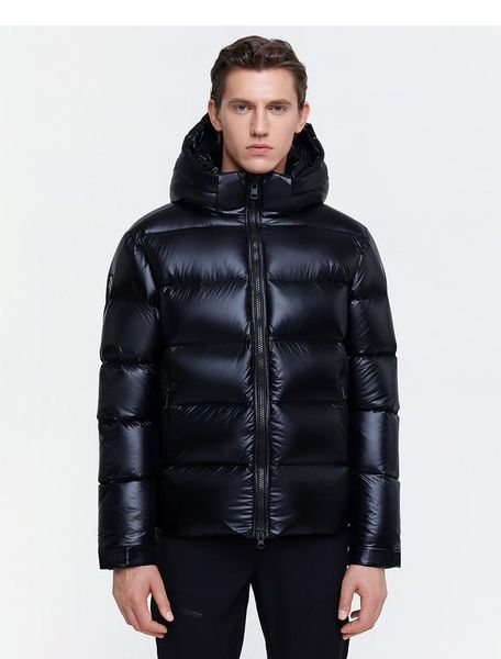 

20 years of winter black sports and leisure down jacket of dishan's family1