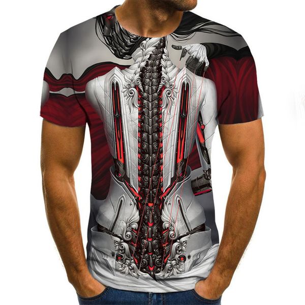 

new futuristic mecha summer cool 3d print shirts anime comics anime men clothing