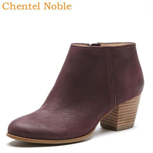 

brand chentel leather british style women med heels round toe retro shoes woman ladies party pumps shoes zapatos de mujer1, Black