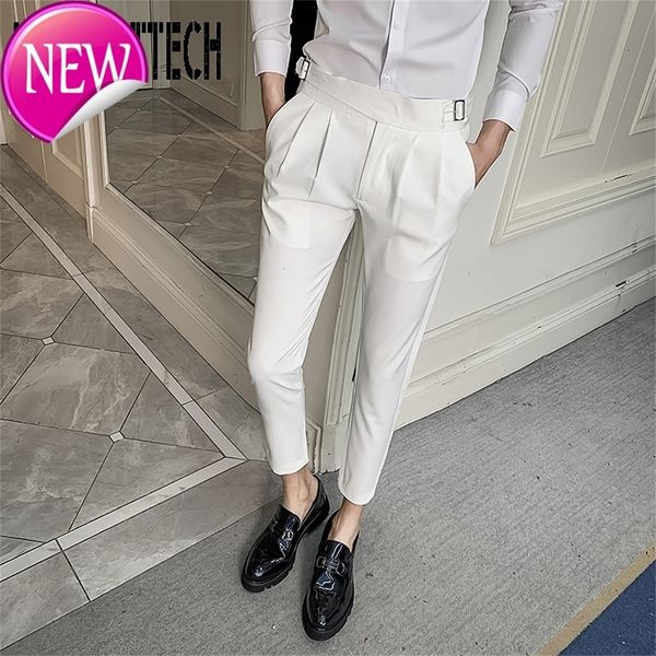 

new summer mens suit pants casual slim fit white black wedding dress pants men suit trousers business formal dress pants for men