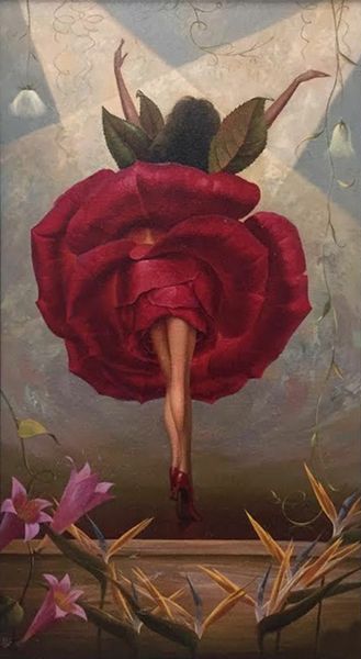 

vladimir kush flamenco dancer home decor handpainted &hd print oil painting on canvas wall art canvas pictures 7869