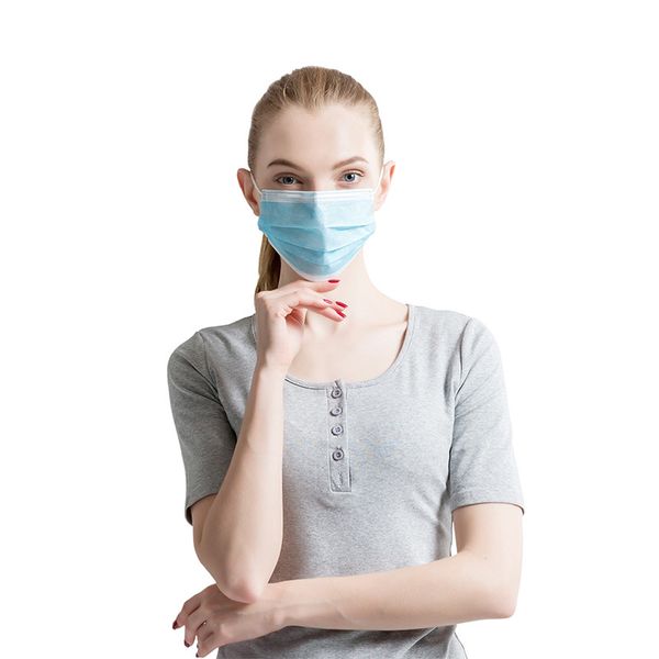 

2020 3-layers filtration non-woven face mask for general protection