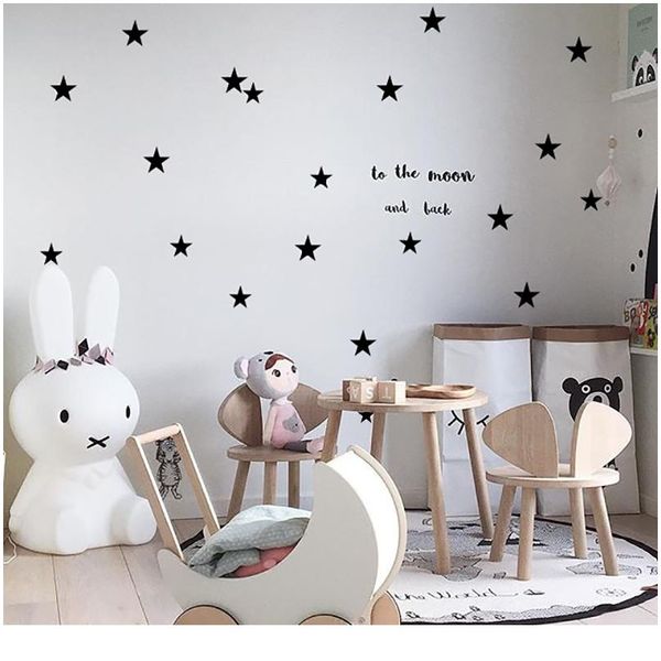 

baby nursery bedroom stars wall sticker for kids room home decoration children wall decals art kids wall stickers w wmtfkh