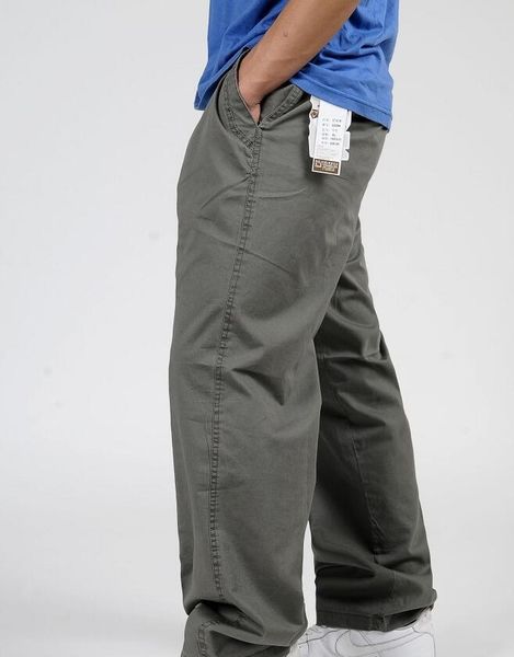 

2021 occasional men's spring autumn size new arrival loose monkey cargo man bottoms pants shierxi 35vs, Black;white