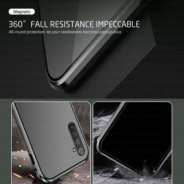 

for vivo y17 case 360 double sided glass case for vivo y 17 magnetic metal back cover for vivo y1 jllmya