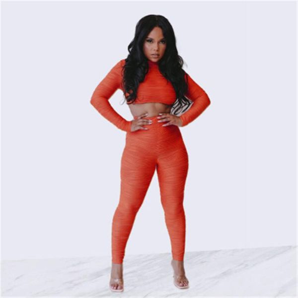 

ladies suede sets fashion trend long sleeve round neck short trousers suit designer female new casual slim two piece sets tracksuits, Gray