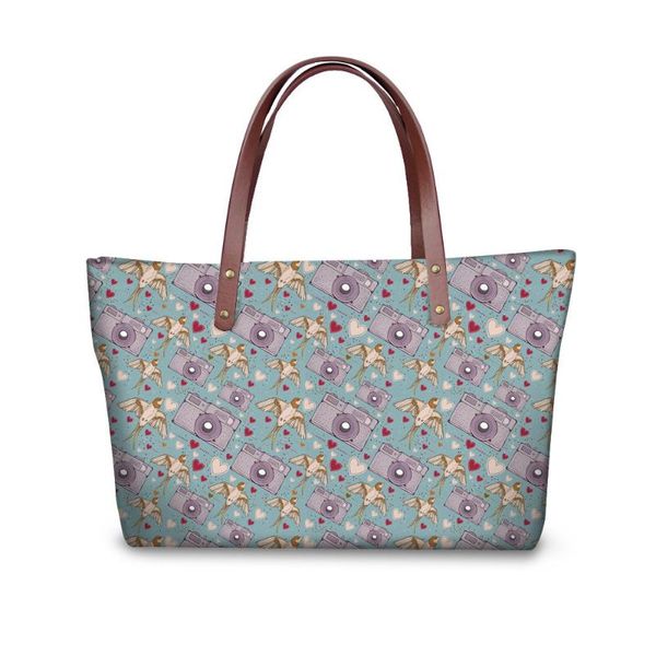 

customized camera custom women handbag lady vintage tote shoulder bucket for female bolsos mujer crossbody totes bolsos mujer