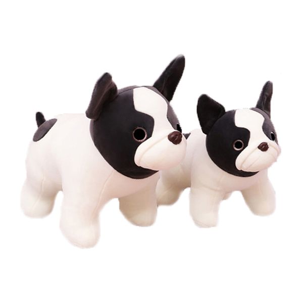 

cute french bulldog plush toy sitting pose mascot shadows dog stuffed doll for kids gift