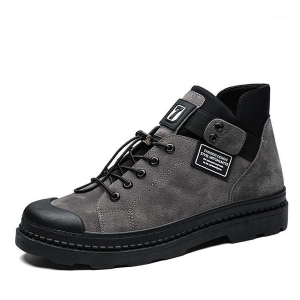 

new spring and autumn mens boots snowfield fashion high warm mens ankle boots winter snow1, Black