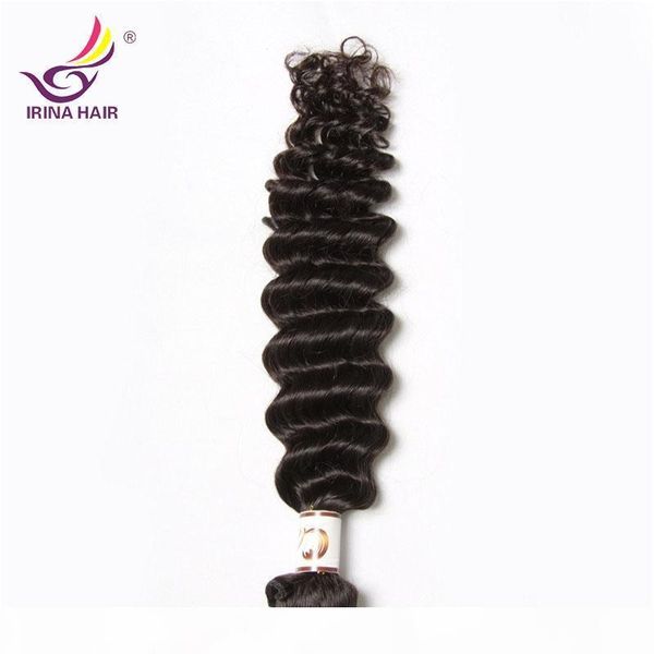 

2017 new arrival one bundle 8-30inch unprocessed indian hair deep curly wave human hair 100% brazilian malaysain peruvain, Black