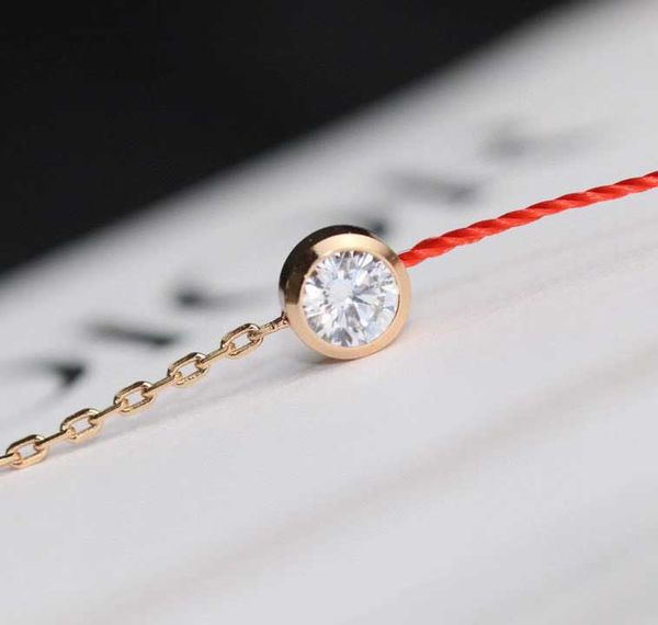 

luxurious quality red line bracelet with 10'' diamond and 0.3cm size for women wedding jewelry gift in 16.5cm and 17.5cm ps36, Black
