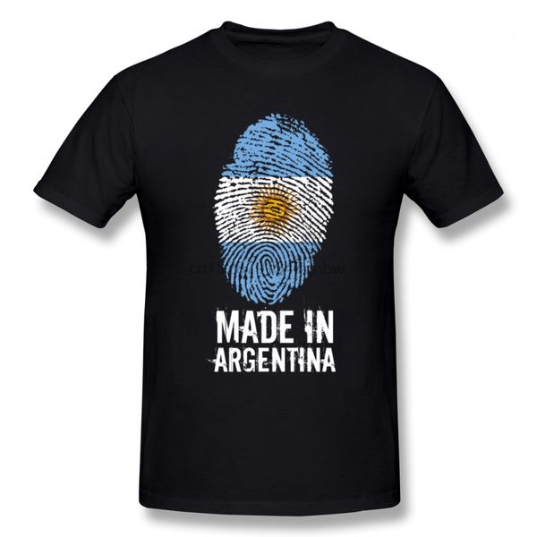 

аргентинский аргентина флаг мужчины тенниска новые любители большого размера хлопка с коротким рукавом crewneck пользовательские футболки сп