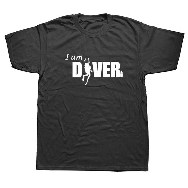 

sport scuba diver t-shirt tee divinger dive funny birthday gift t shirt funny tees men cotton short sleeve tshirts