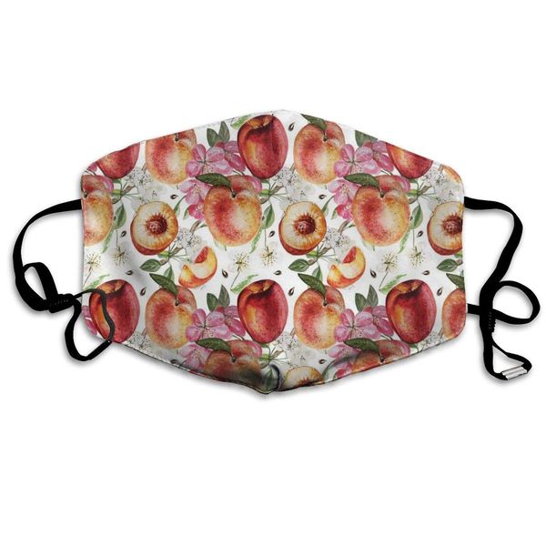 

fashion windproof mask facial decorations unisex,exotic lively summer yard theme with ripe juicy fruits flowers botany and gardening