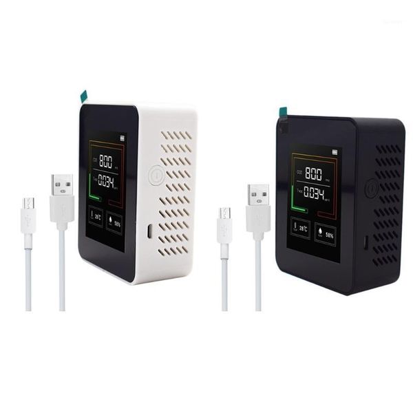 

carbon dioxide co2 monitor tvoc temperature humidity co2 concentration meter t8we1