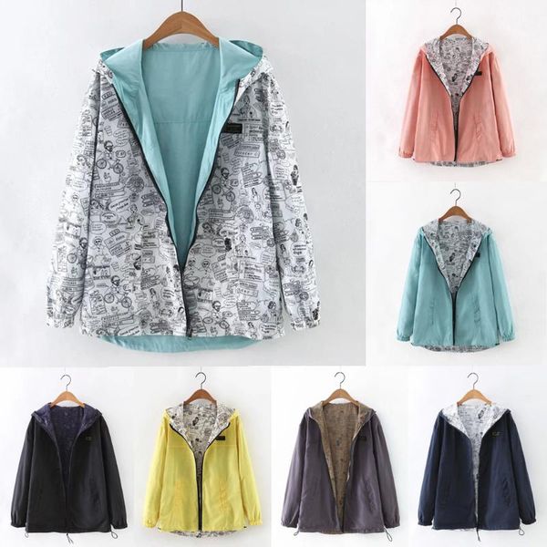 

women hoodies jacket casual solid color print wear long sleeve hooded korean style women's hoodies blusas mujer de moda 2020, Black;brown