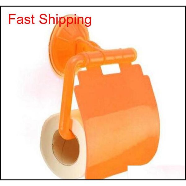 

2018 wholesales wall mounted suction cup plastic bathroom toilet paper holder with cover porta papel higienico b qylfxj new_dhbest