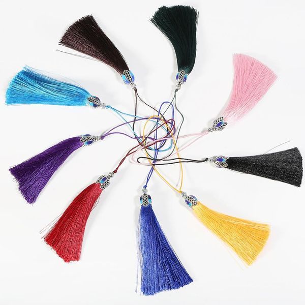 

2 шт. 16см сплава cap silk tassel bringe bang tassel trim для свадьбы украшения дома швейные занавески аксессуары h jllbkz