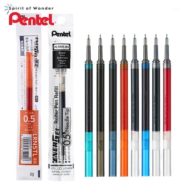 

6pcs pentel color quick-drying gel refill lrn5-0.5mm large capacity, suitable for a variety of models and colors can be selected1