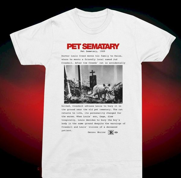 

new pet sematary poster stephen king 1983 mens vintage lil uzi vert john wick streetwear anime men hoodie designers t shirts sweatshirt