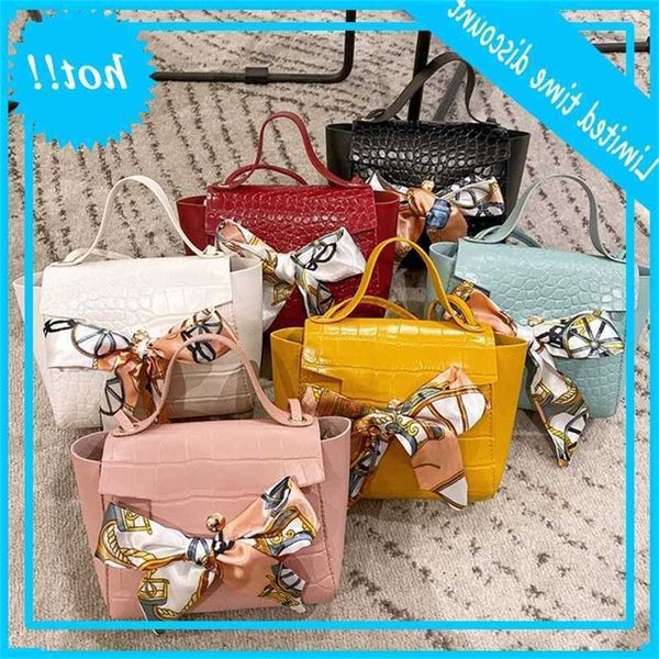 

women little pu leather handbag shawl shoulder messenger crossbody bag satchel crocodile pattern dead purse