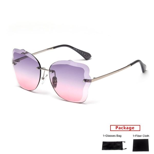 

sunglasses mimiyou rimless cat eye women butterfly shape retro fashion men sun glasses brand uv400 eyeglasses shades, White;black