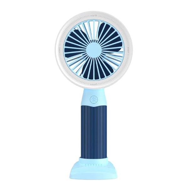 

electric fans handheld personal mini fan usb rechargeable portable color-contrast design cooler adjustable 3 speed