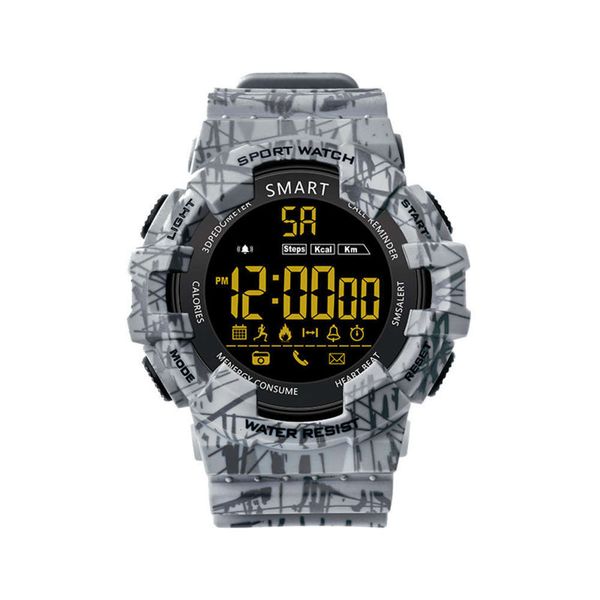 

super bluetooth smart sports waterproof watch ex16c long standby message phone reminderavrq, Slivery;brown