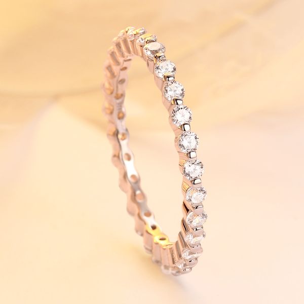 

fashion tonglin new s925 sterling silver ring womens european and american personalized full circle zircon mixed batch amazon panyu jewelry