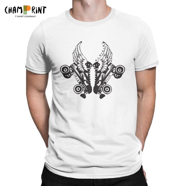 

sport roller derby men's t shirts skating skater skate hipster tee shirt short sleeve t-shirts 100% cotton gift idea clothing