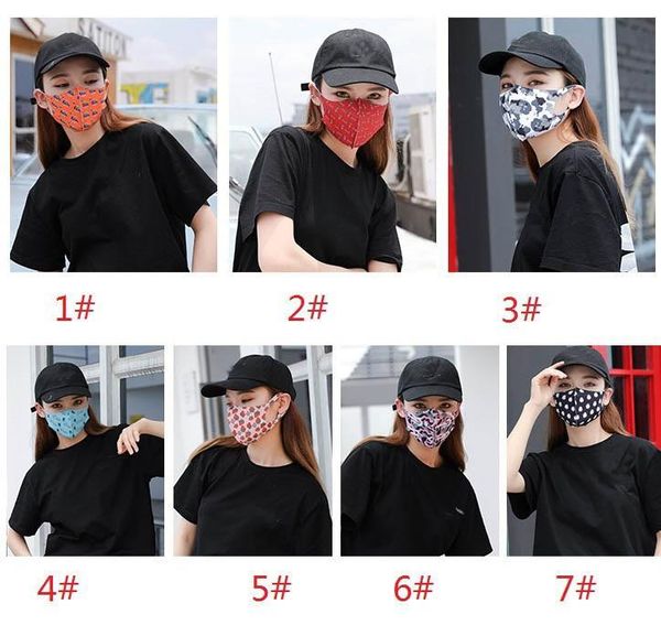 

print designer face mask dustproof mouth mask outdoor reusable protetive mask