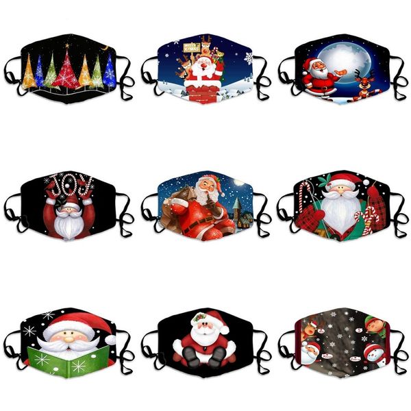 

reusable mouth print washable breathable dustproof masks anti-fog prective party mask#272, Black