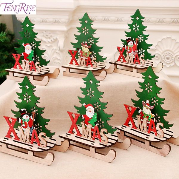 

christmas tree wooden pendants 2020 christmas decor for home christmas ornaments kids gifts for home happy new year 2021 bbyoei packing2010