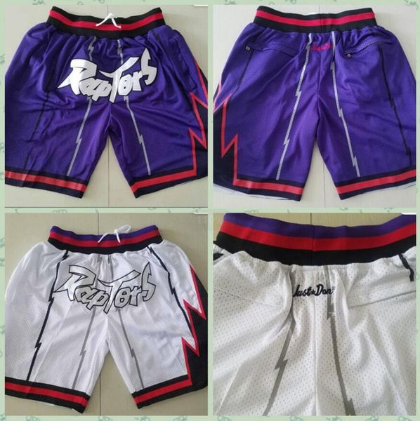 

men toronto raptors shorts, finely embroidered basketball shorts,fine tight embroidered zip-up pocket basketball shorts, Black