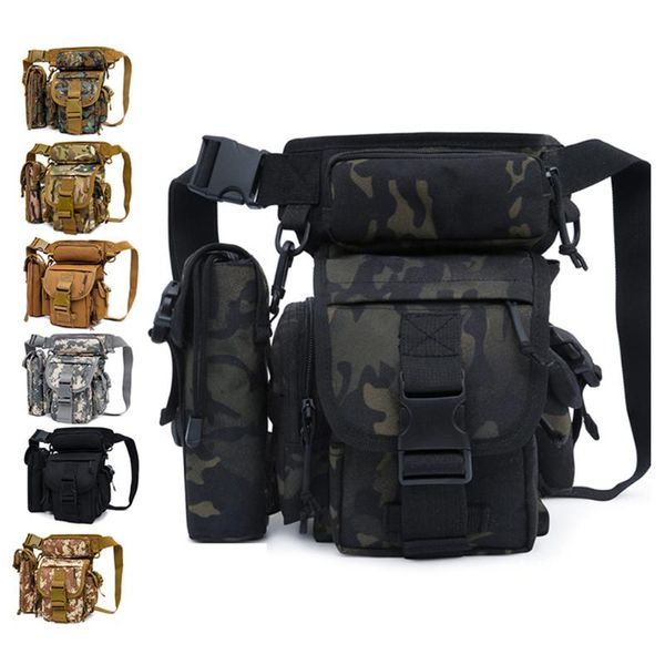 

outdoor tactical drop leg bag thigh utility waist pack pouch ride adjustable bags multifunction hunting hiking fishing xa285y