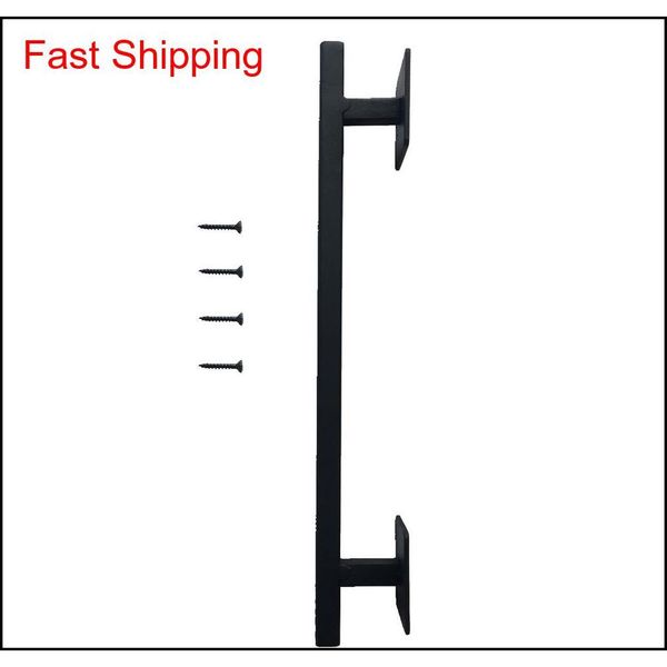 

industrial black steel barn door pull handle barn sliding w qylokl bde_luck