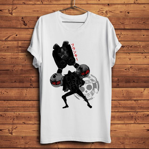 

battle franky bf 37 funny anime new white short sleeve casual japan ga one piece streetwear hooded sweatshirt hoodie men t shirt