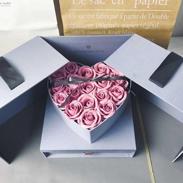 

gift wrap soap rose flower wedding girlfriend birthday perfect for any women
