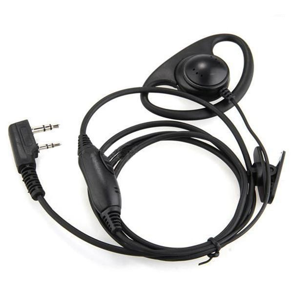 

d-shaped psafety headset for walkie talkie radio 2 pin earpiece1