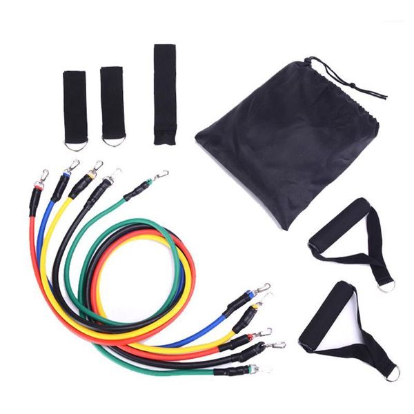 

11pcs fitness pull rope resistance band strength fitness equipment home elastic exercise body exercise equipment1
